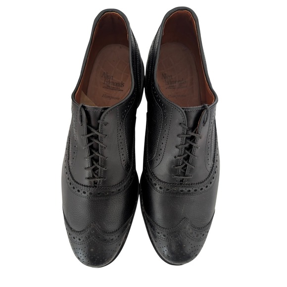 Allen Edmonds Wingtip Oxford Dress Shoes Black Leather Lace Up Men 11 USA‎ main image 8